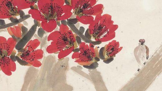 244 近代陈树人木棉小鸟.jpg