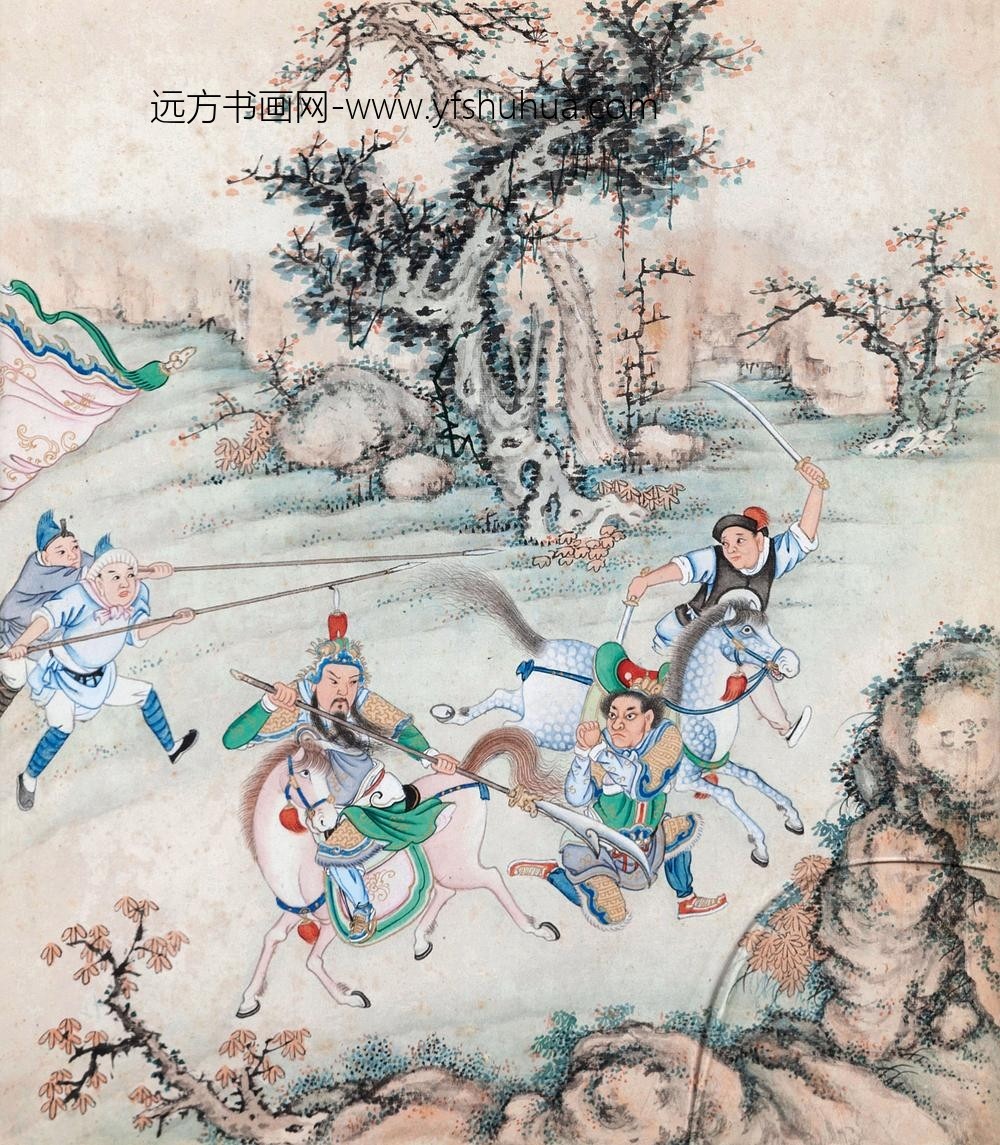 _清无款水浒传人物图册