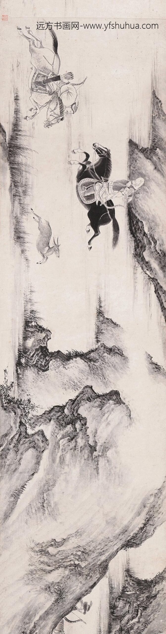 _明张穆郊猎图_