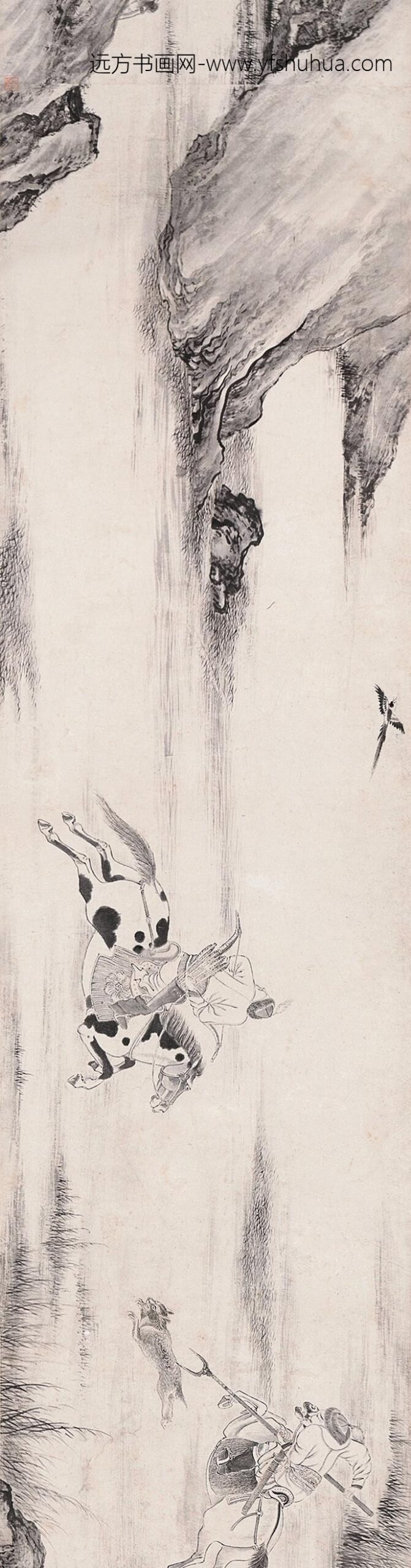 _明张穆郊猎图_