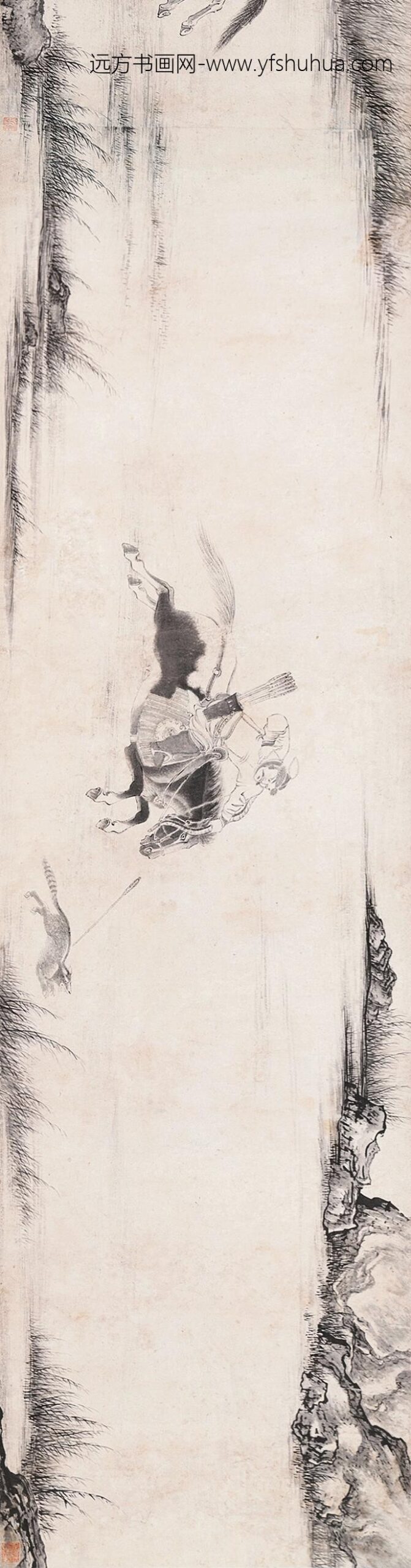 _明张穆郊猎图_