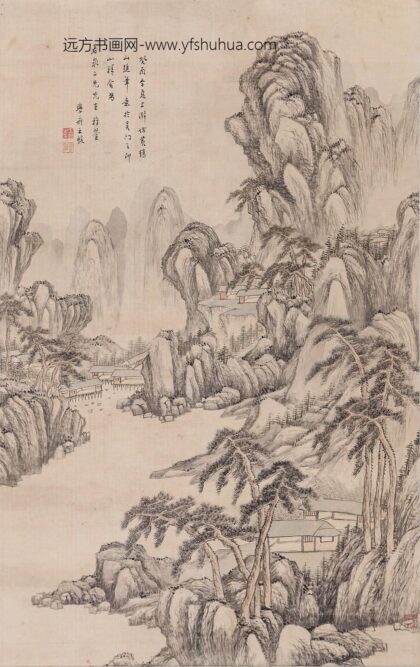 269 清王馥 山水轴.jpg