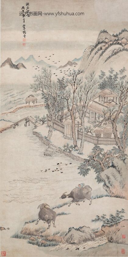 293 清杨晋牧牛图.jpg