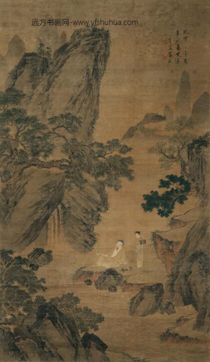 298 明蒋乾冰高士图轴.jpg