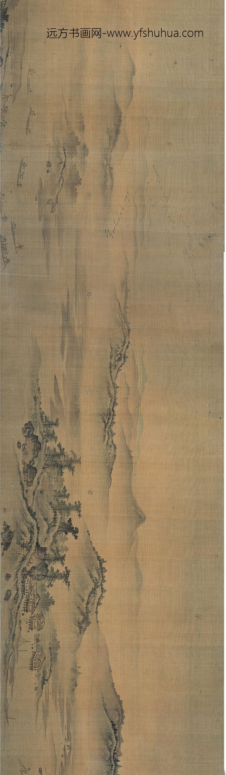 _明颜宗湖山平远图卷_