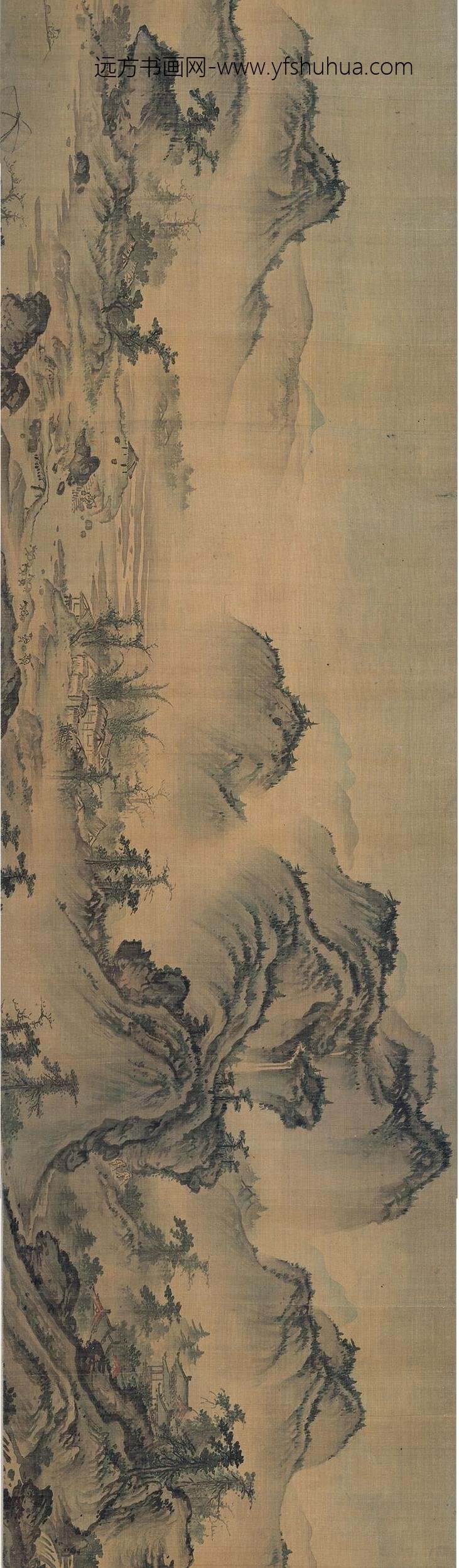 _明颜宗湖山平远图卷_