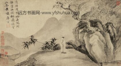 314 明唐寅清时有隐图卷.jpg