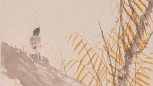 326 近代陈树人娘子关秋色轴.jpg