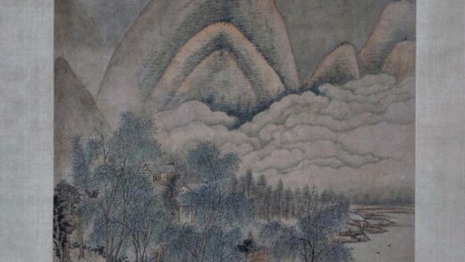 46 清方士庶山荘春晓图轴.jpg