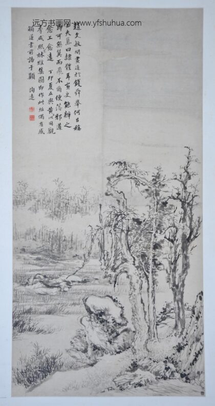 47 清方士庶寒林图.jpg