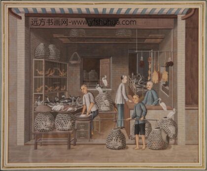 53 广州画家绘家禽腊味档.jpg