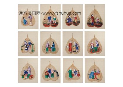 77 清菩提叶彩绘茶叶制造过程.jpg