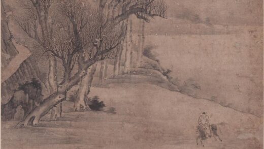 86 清黄璧春郊试马图.jpg