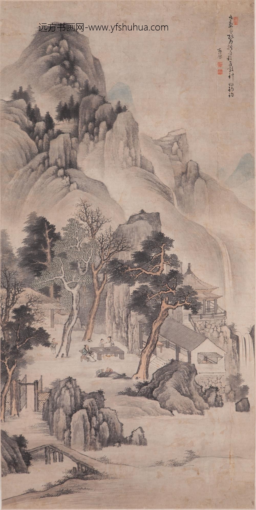 _清黄璧秋园闲话图