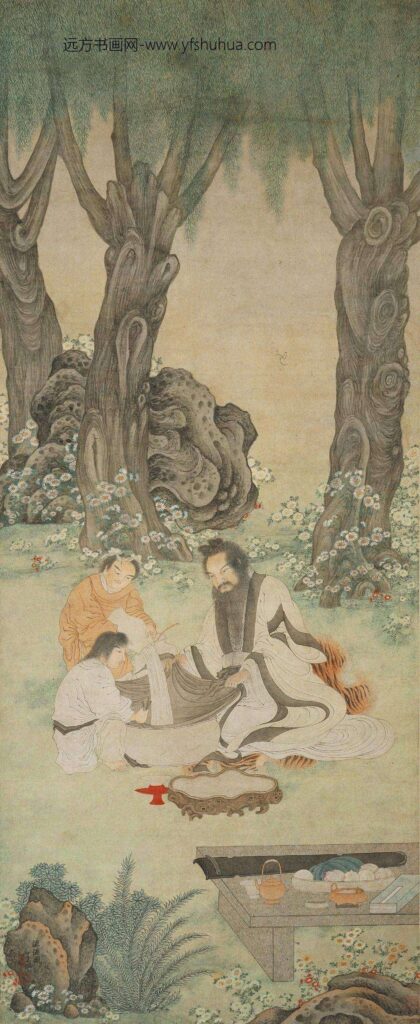 丁云鹏 漉酒图轴.jpg