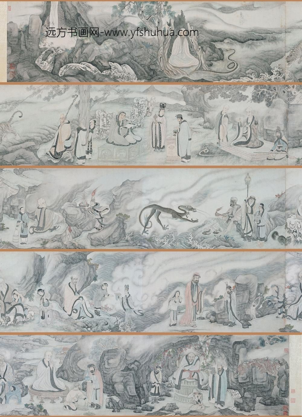 丁云鹏_罗汉图卷