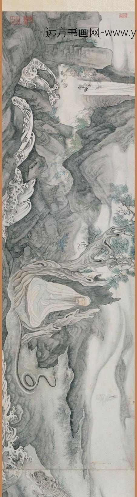 丁云鹏_罗汉图卷_