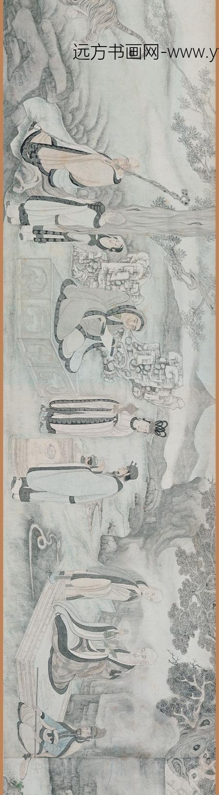 丁云鹏_罗汉图卷_