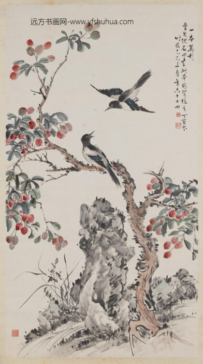 丁宝书 一本万利图轴.jpg