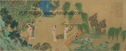 仇英 摘莲图卷.jpg