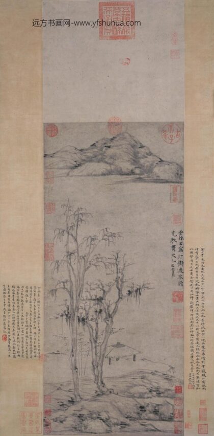 倪瓒 汀树遥岑图轴.jpg