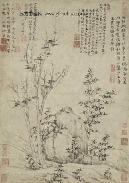 倪瓒 琪树秋风图轴.jpg