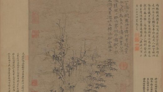 倪瓒 竹石霜柯图轴.jpg