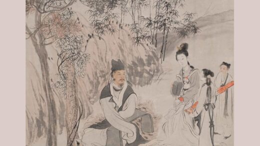 倪田 金谷园图轴.jpg