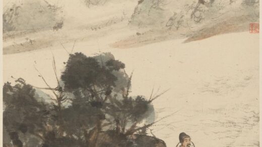 傅抱石 高士游江图轴.jpg