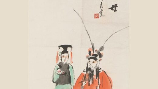 关良 四郎探母图轴.jpg