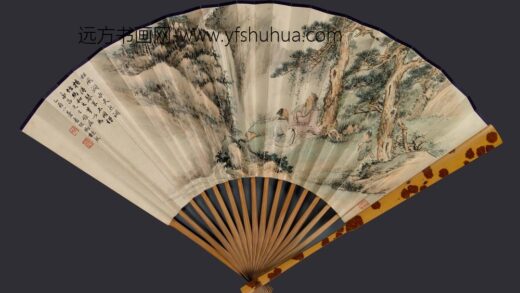 冯超然（冯迥） 陈陶遗书画成扇.jpg