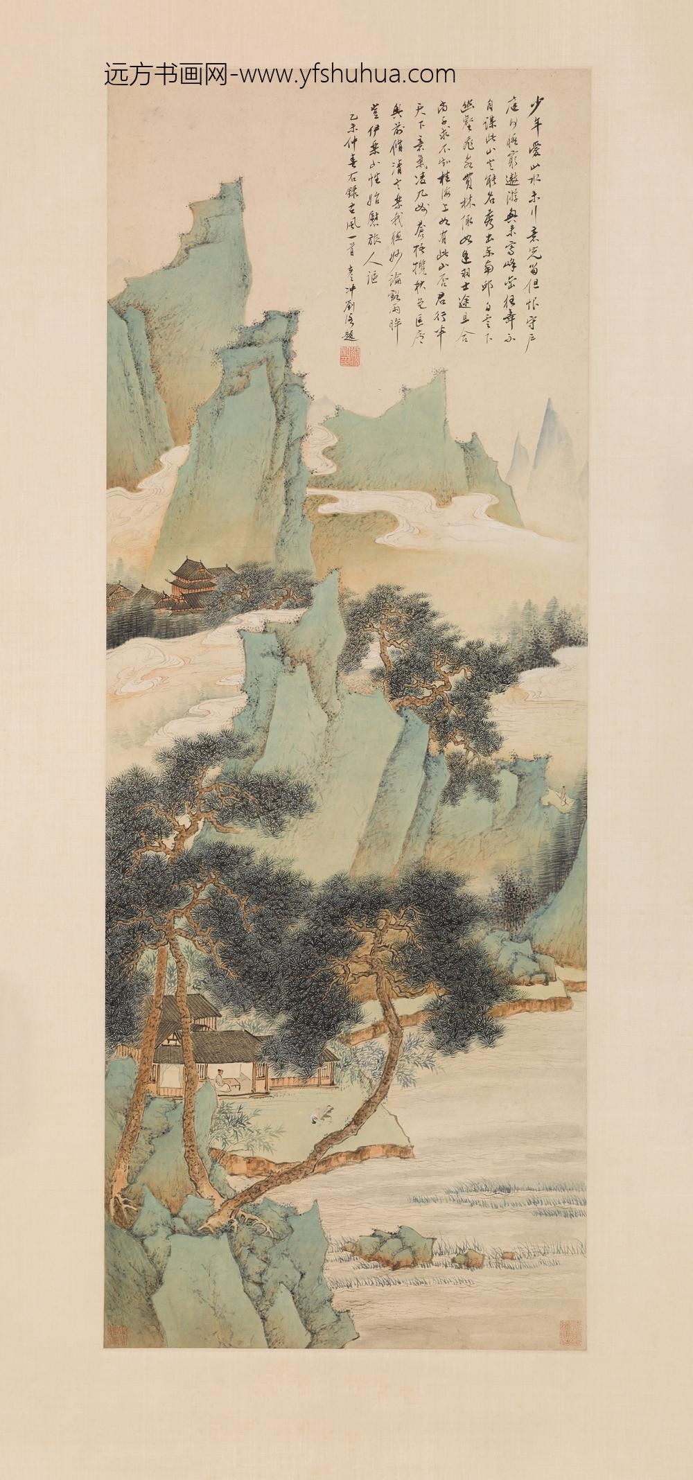 刘彦冲_松风山馆图轴