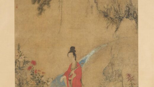 华喦（华岩 凤凰女仙图轴.jpg