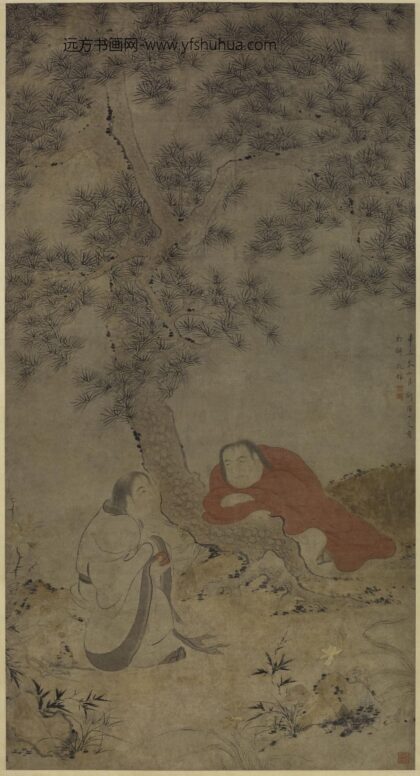 华喦（华岩 寒山拾得图轴.jpg