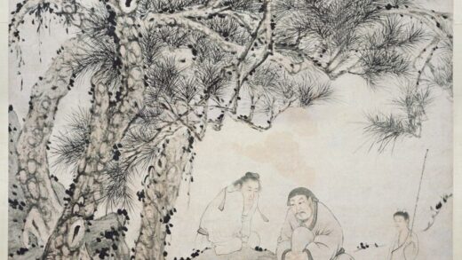 华喦（华岩 松下观泉图轴.jpg