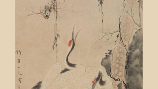 华喦（华岩 松鹤图轴 1.jpg