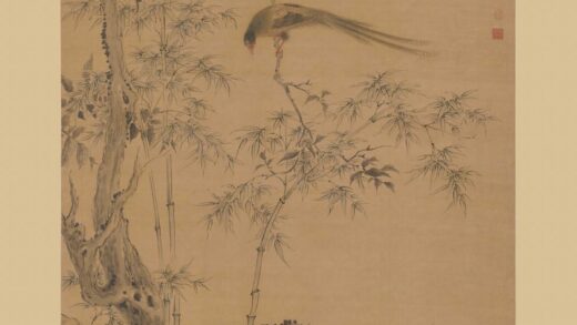 华喦（华岩 桂树山雉图轴.jpg