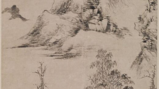 华喦（华岩 清涧古木图轴.jpg