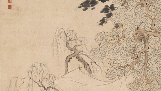 华喦（华岩 瞽人说书图轴.jpg