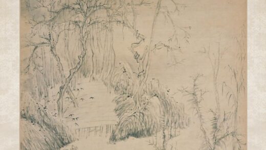 华喦（华岩 秋水寒林图轴.jpg