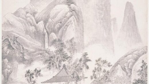 华喦（华岩 空庭悟赏图轴.jpg