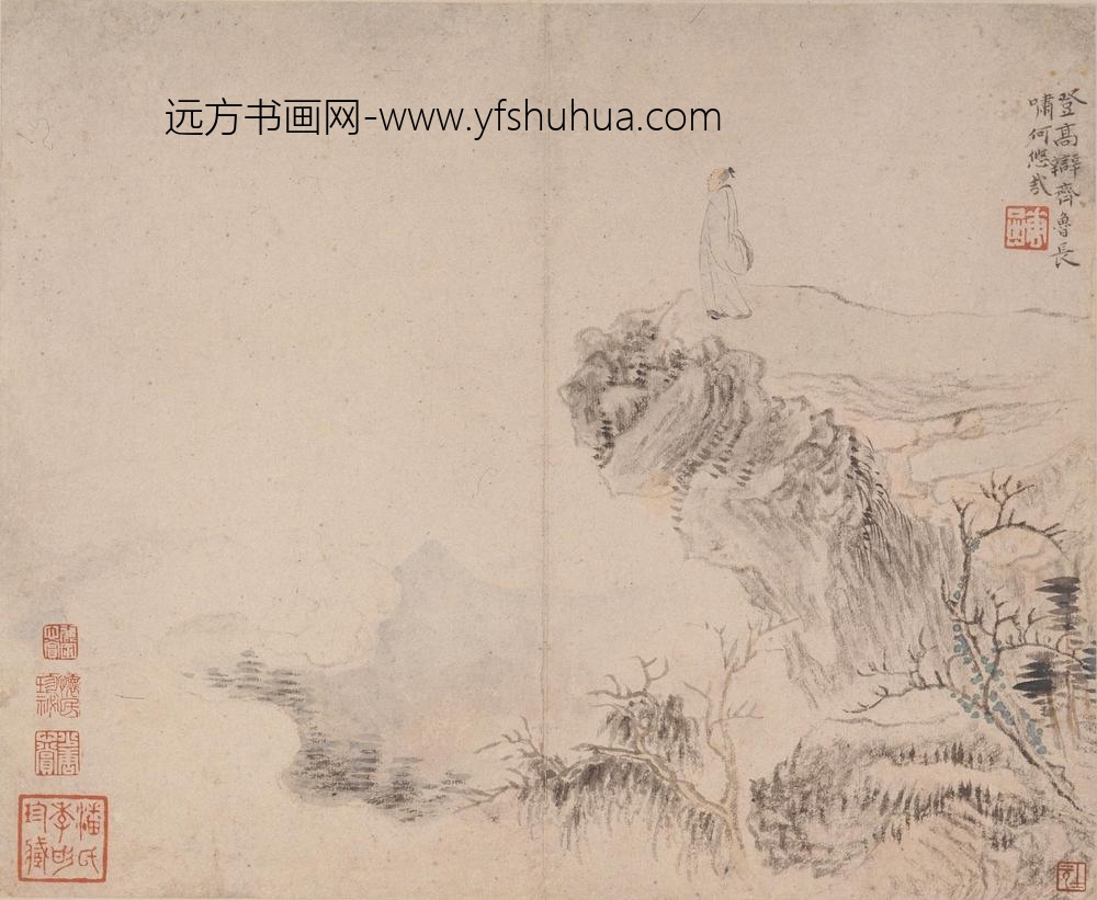 华喦（华岩)(华嵒)_山水人物册_