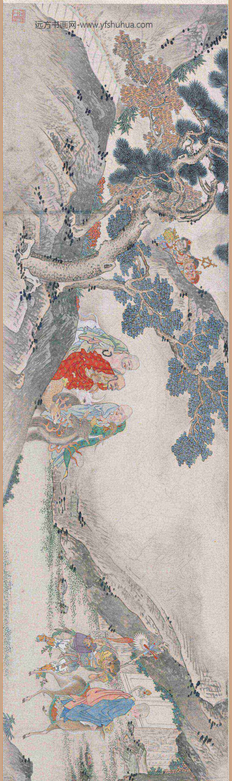 卢镇_十八罗汉卷_