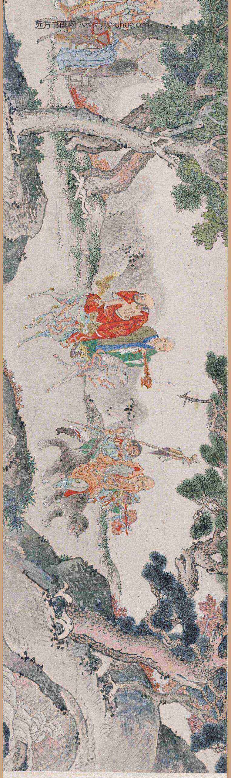 卢镇_十八罗汉卷_