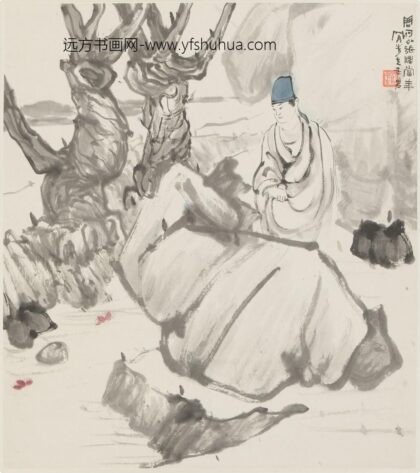 吕凤子 人物图轴.jpg