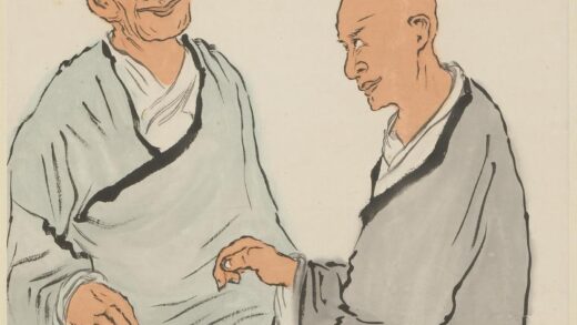 吕凤子 佛像图轴.jpg