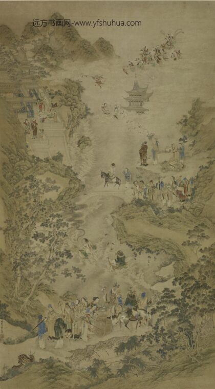 吕学 群仙图轴.jpg