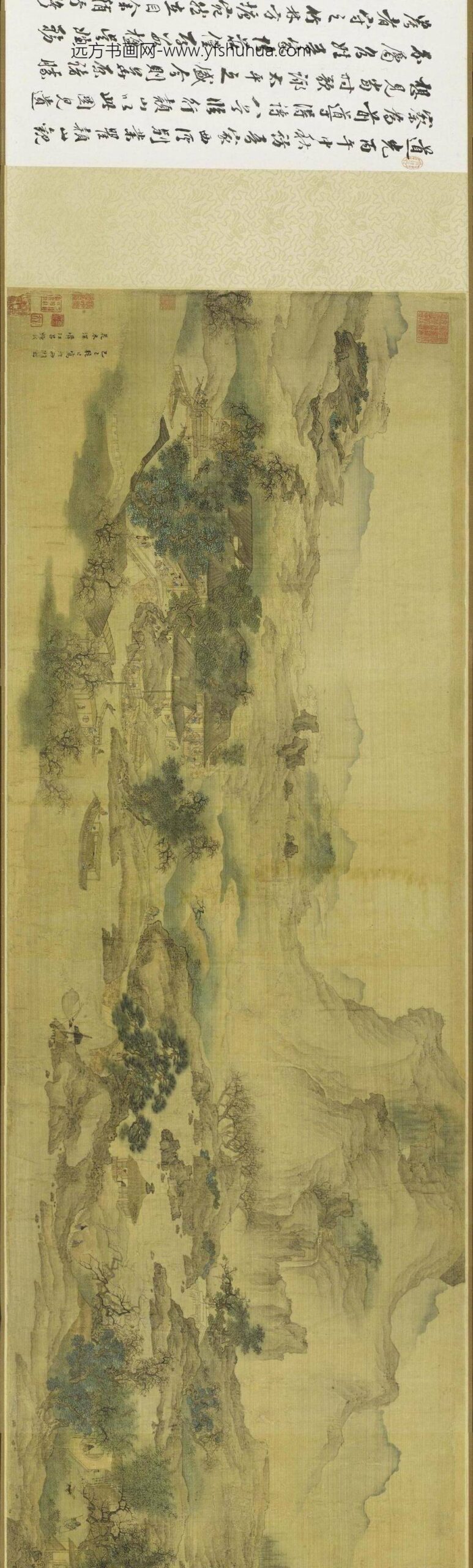 吕焕成_西溪别业图卷_