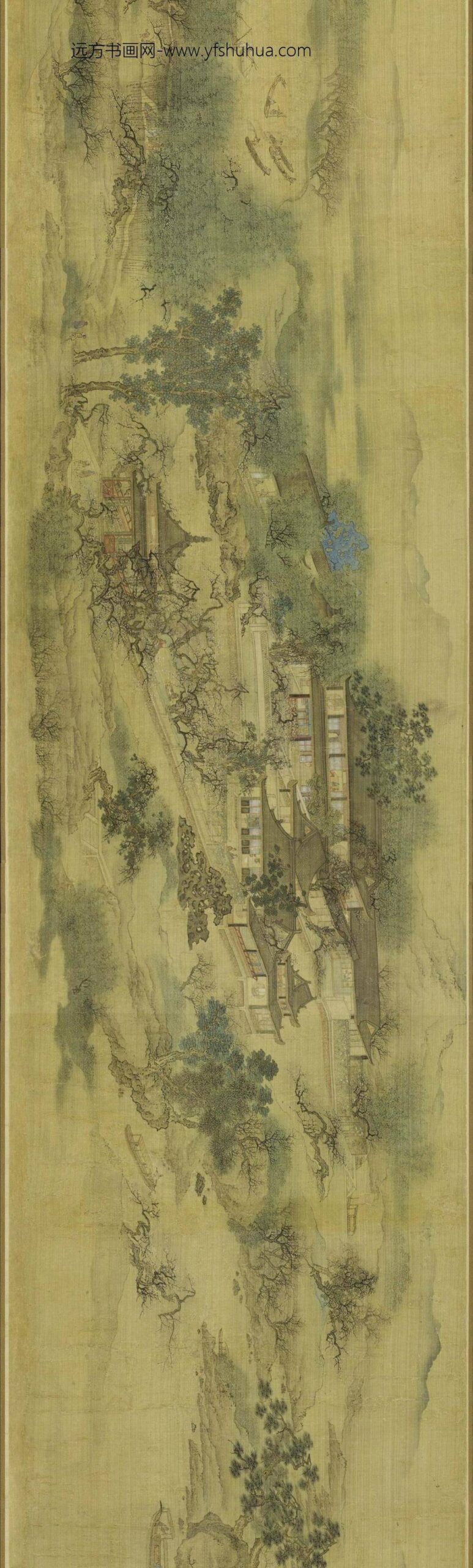 吕焕成_西溪别业图卷_