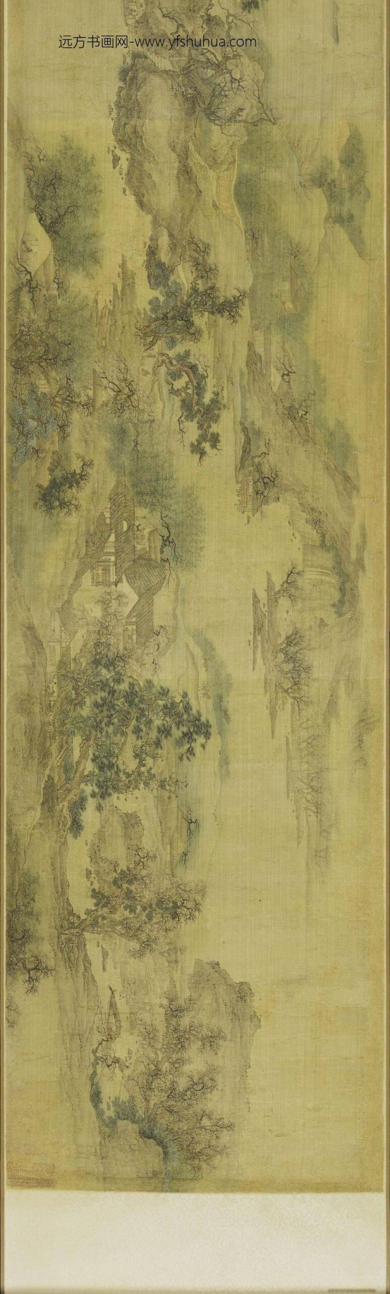 吕焕成_西溪别业图卷_